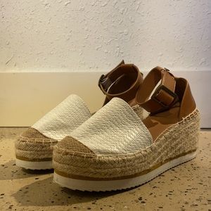 Nautical Wedged Sandals